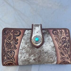 Montana West Brown and Cream Wallet